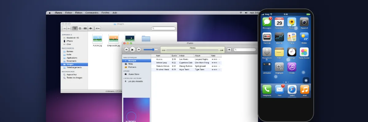 os.imay.fr — Mac OS X Leopard et iOS 4 reconstitués dans le navigateur