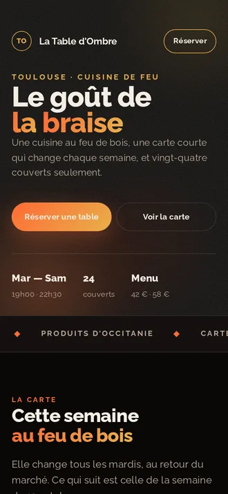 Le même modèle sur téléphone